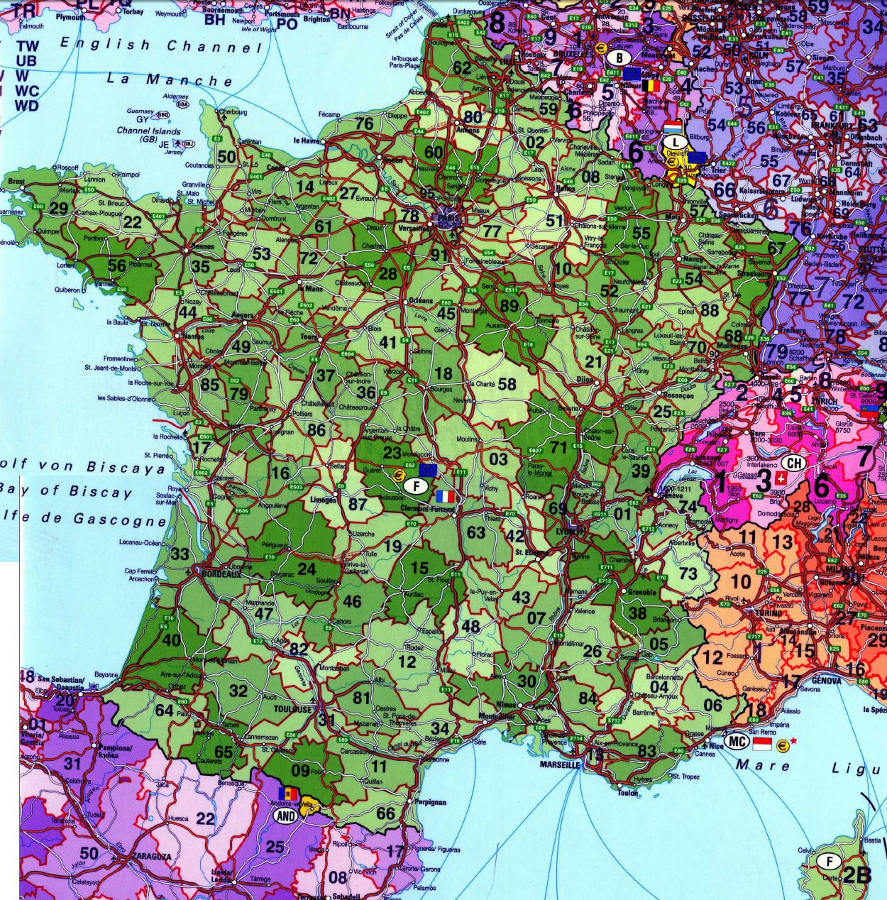 Harta Fizica Si Politica A Europei 43 X 30 Cm Proiectie 3d